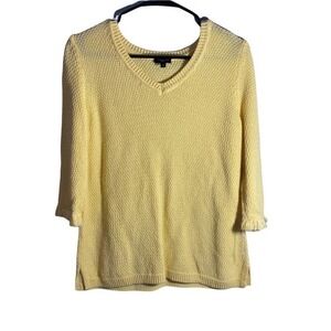 TALBOTS 100% Cotton Sweater Size M